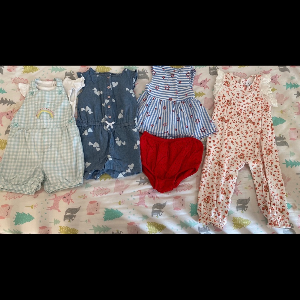 Baby Girl 4 piece Carter’s lot 12 months